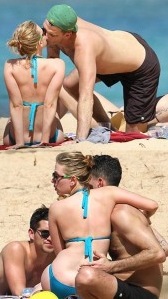 Fotos de la pareja en Hawaii hicieron ver como que la cosa podía ponerse seria